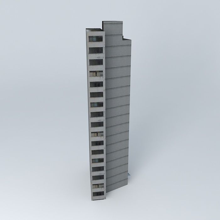 Royalty building Free 3D model_2