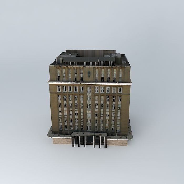 Trade Palace Federasul Free 3D model_1