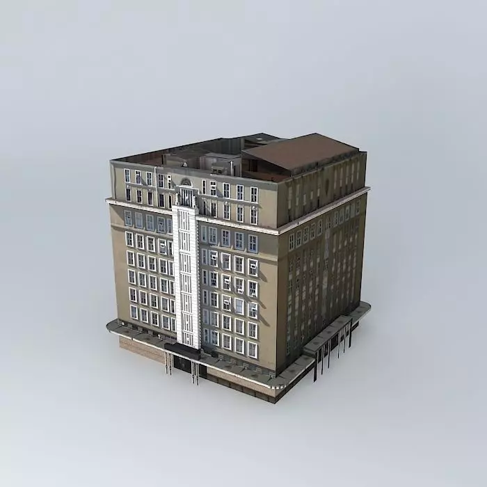 Trade Palace Federasul Free 3D model_0