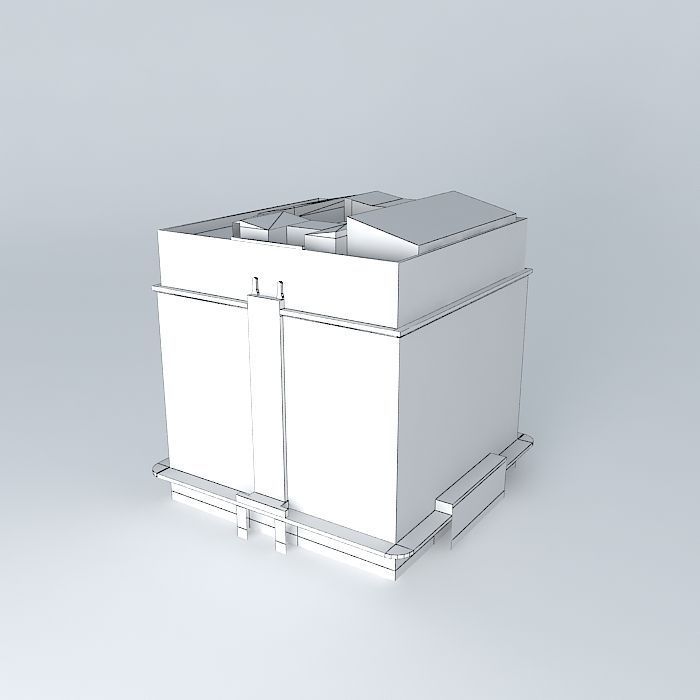 Trade Palace Federasul Free 3D model_3