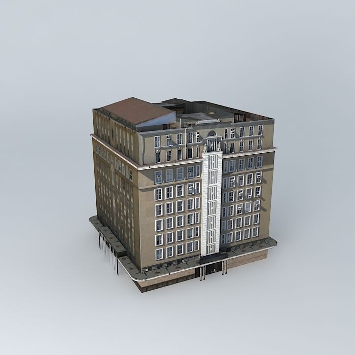 Trade Palace Federasul Free 3D model_2