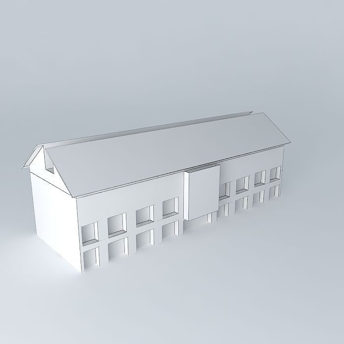 FKM building 02 Free 3D model_3