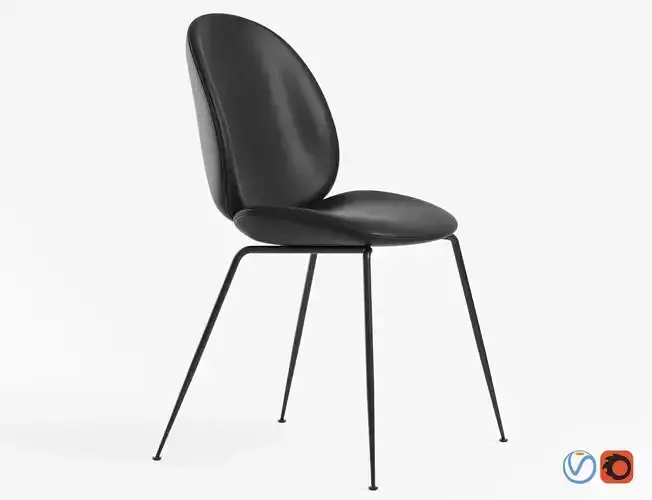 Gubi Beetle Chair 3D model