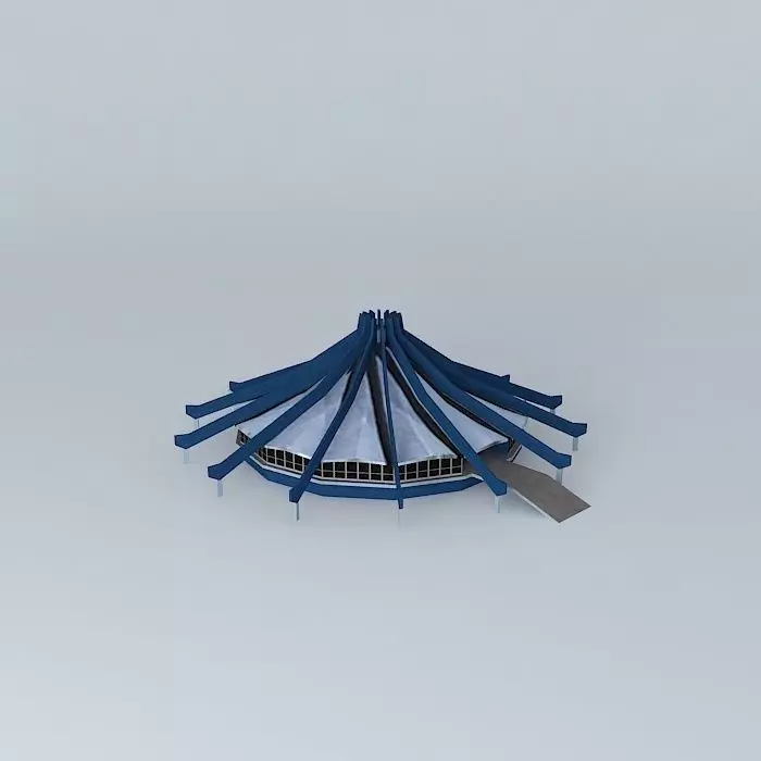 Planetarium UFRGS Free 3D model_0