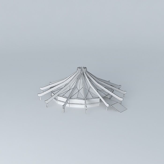 Planetarium UFRGS Free 3D model_3