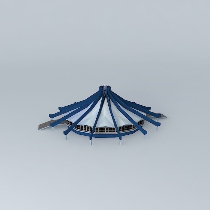 Planetarium UFRGS Free 3D model_2