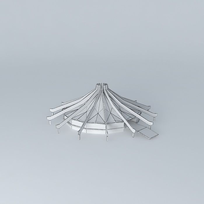 Planetarium UFRGS Free 3D model_4