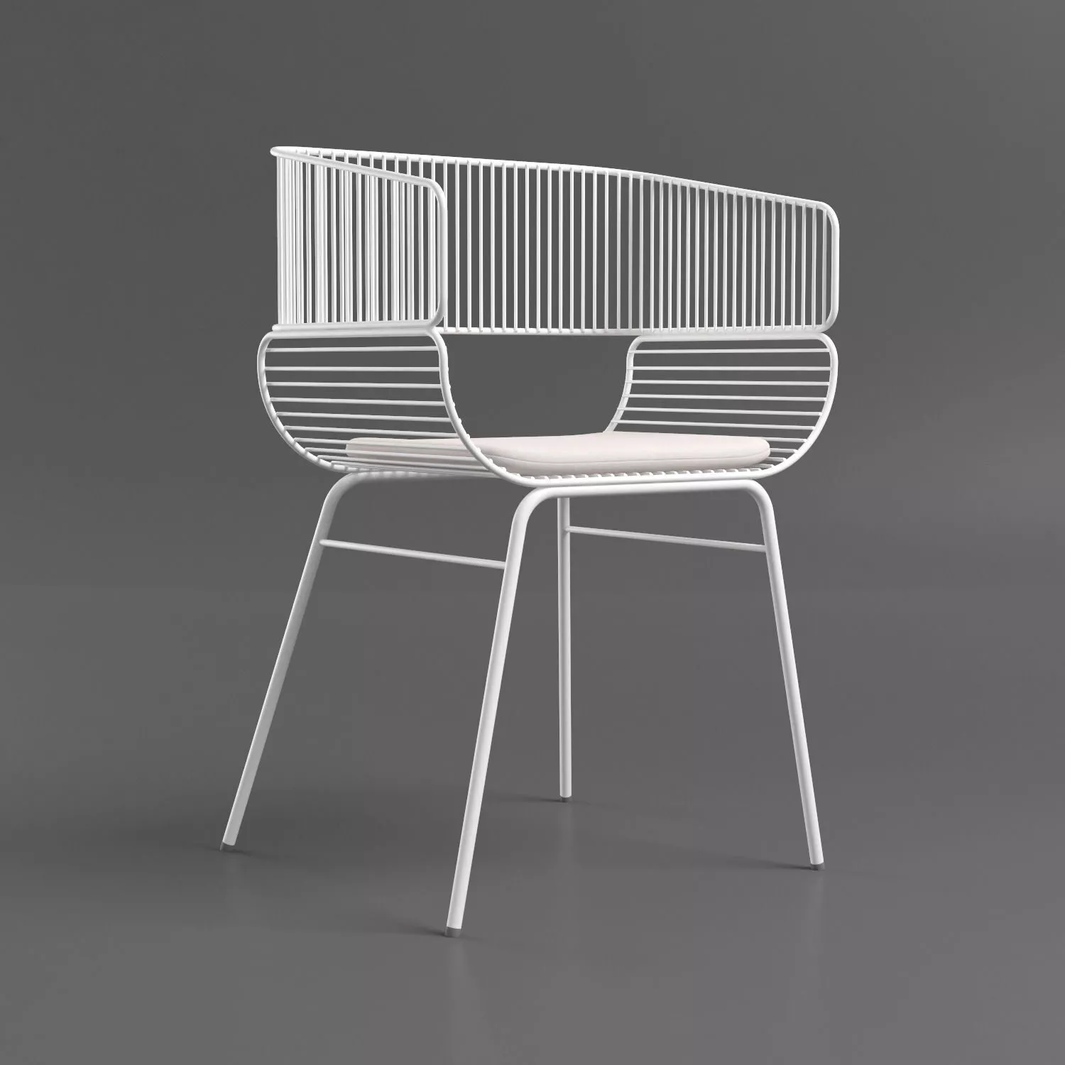 Chaise Trame Chair Free 3D model