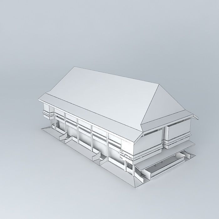 Faculty BUILDING TEACHING Free 3D model_3
