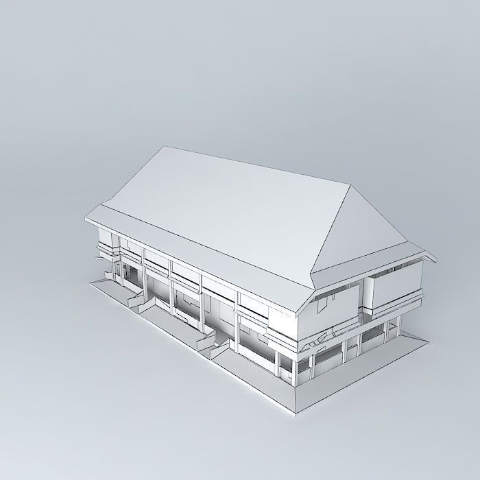 Faculty BUILDING TEACHING Free 3D model_4