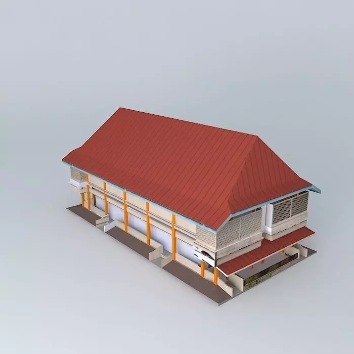 Faculty BUILDING TEACHING Free 3D model_0