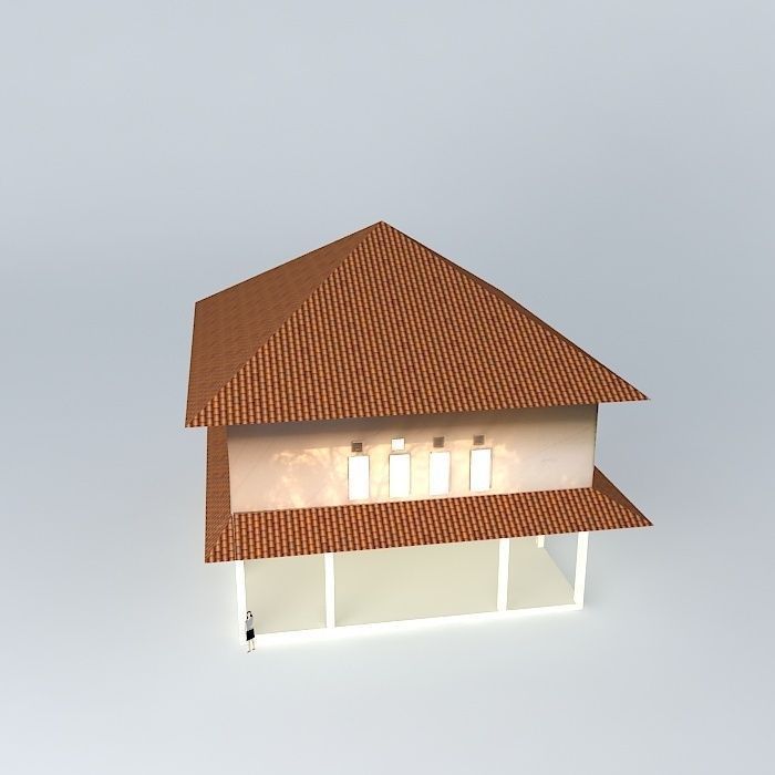 student teaching center Free 3D model_2