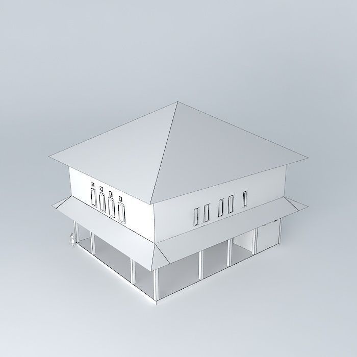 student teaching center Free 3D model_4