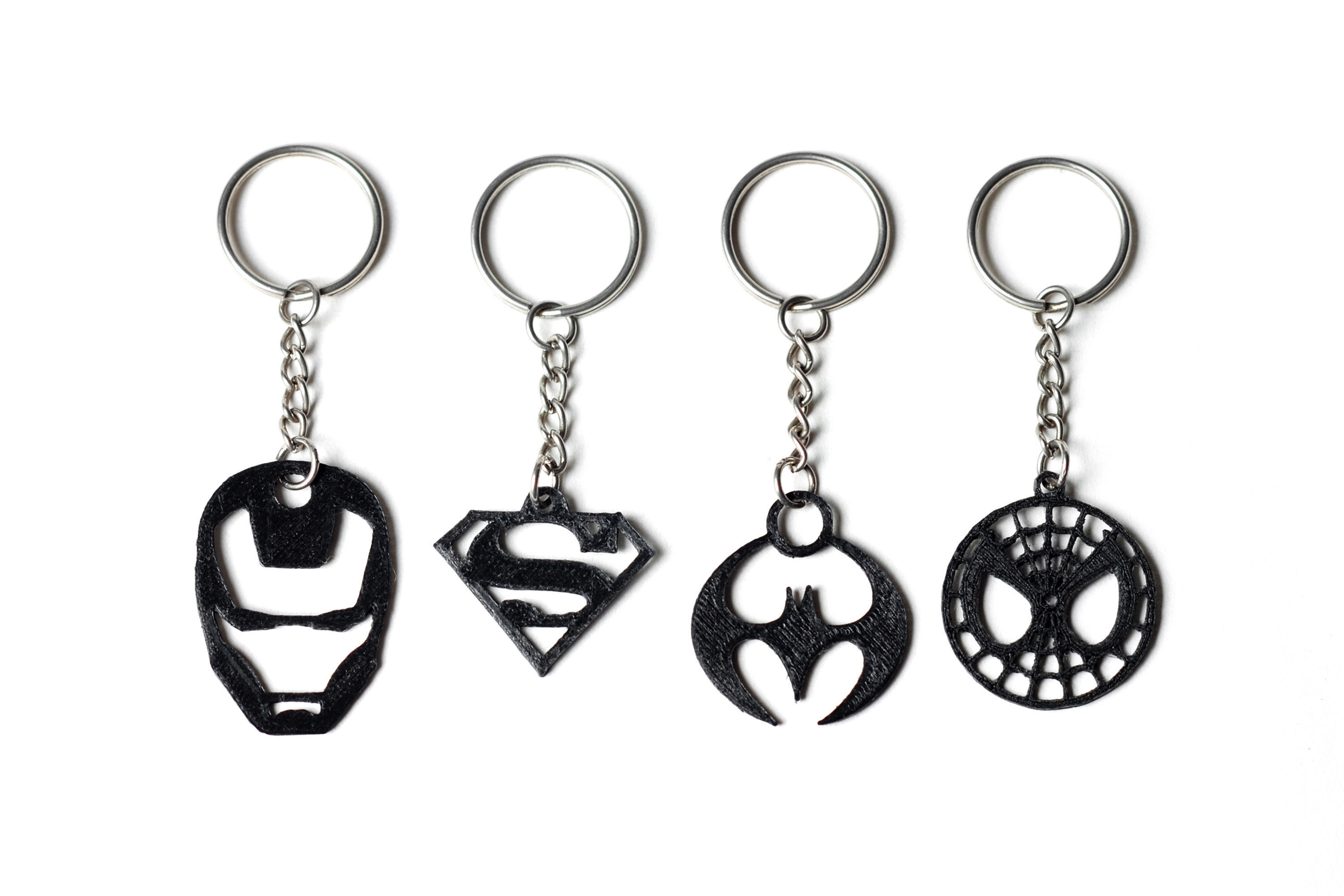 3D Print Model Superhero Keychains CGTrader