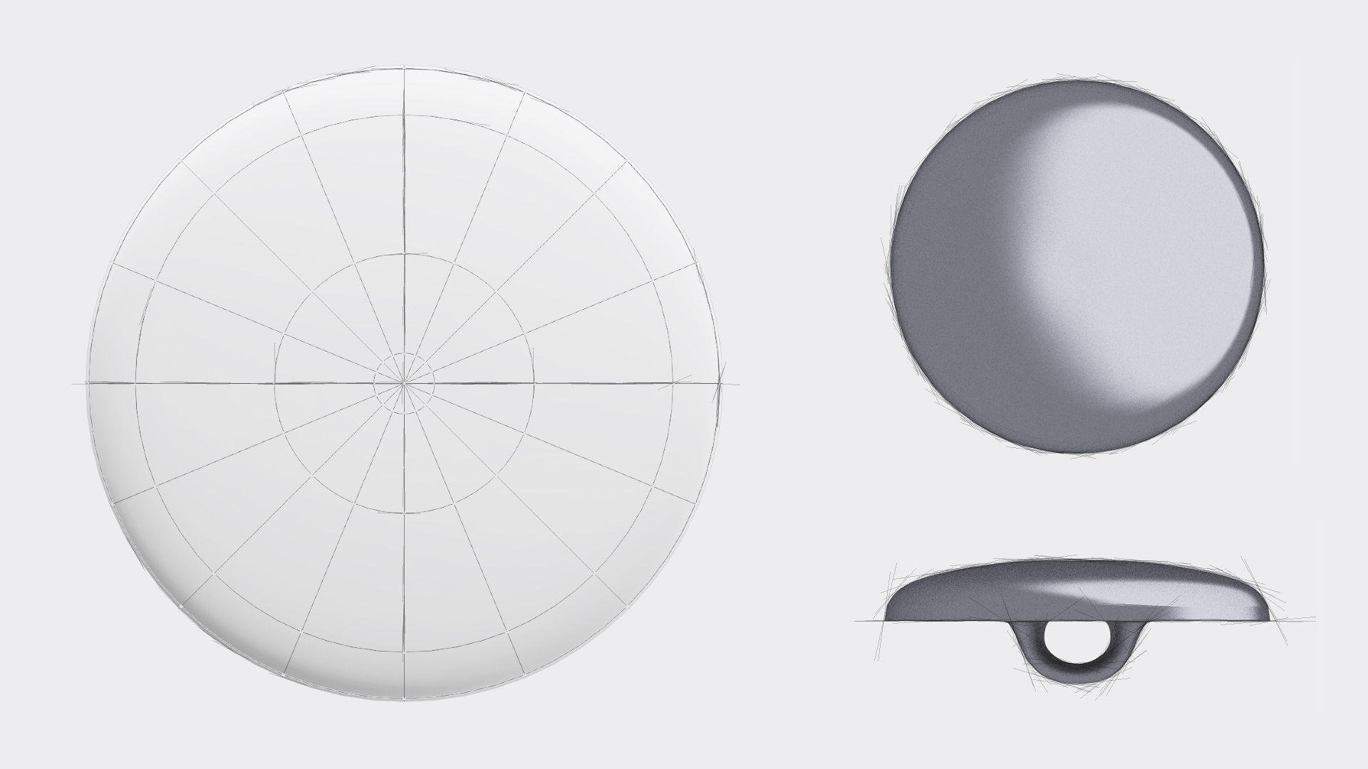 Buttons Free 3D print model_3