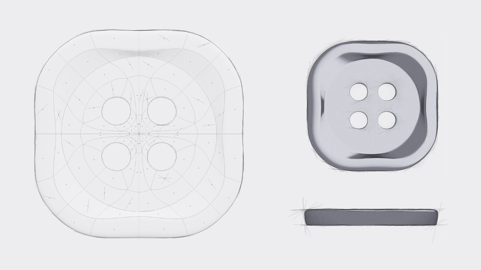 Buttons Free 3D print model_2