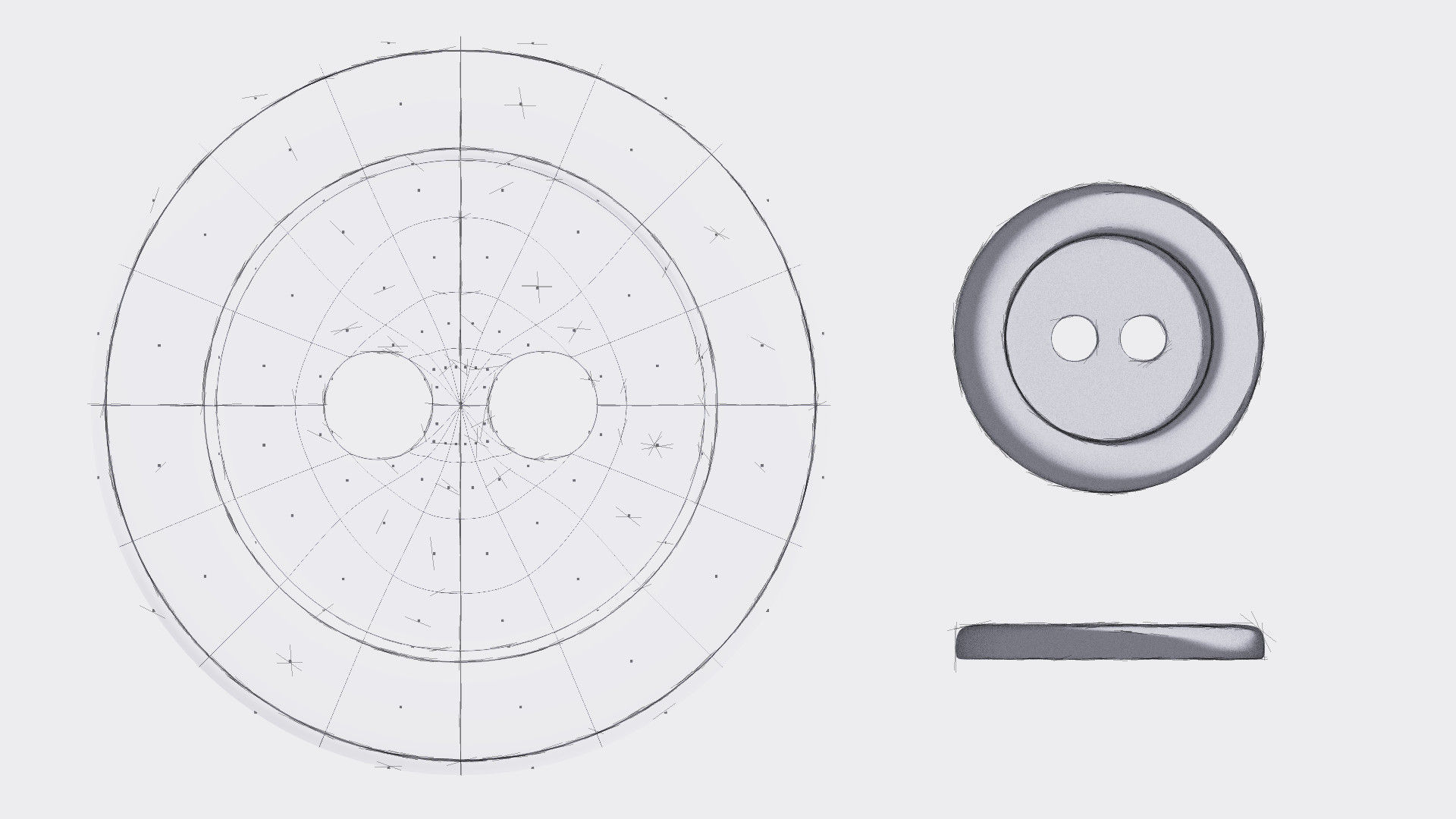 Buttons Free 3D print model_1