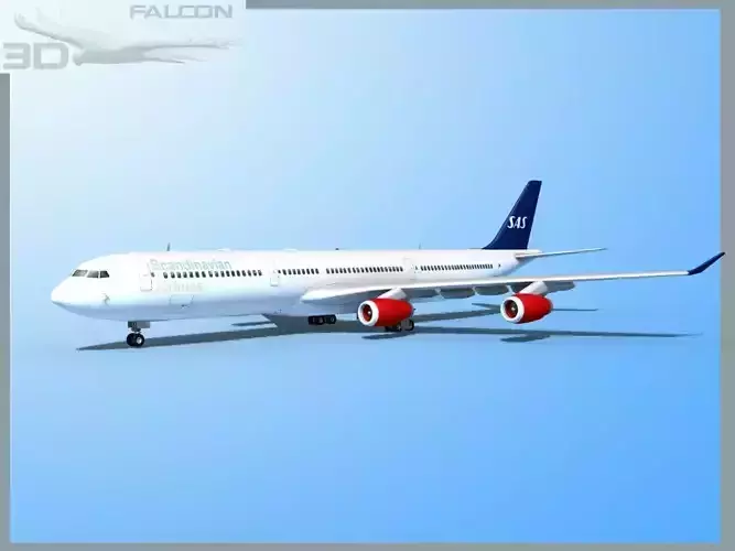 Falcon3D A340-600 SAS 3D model