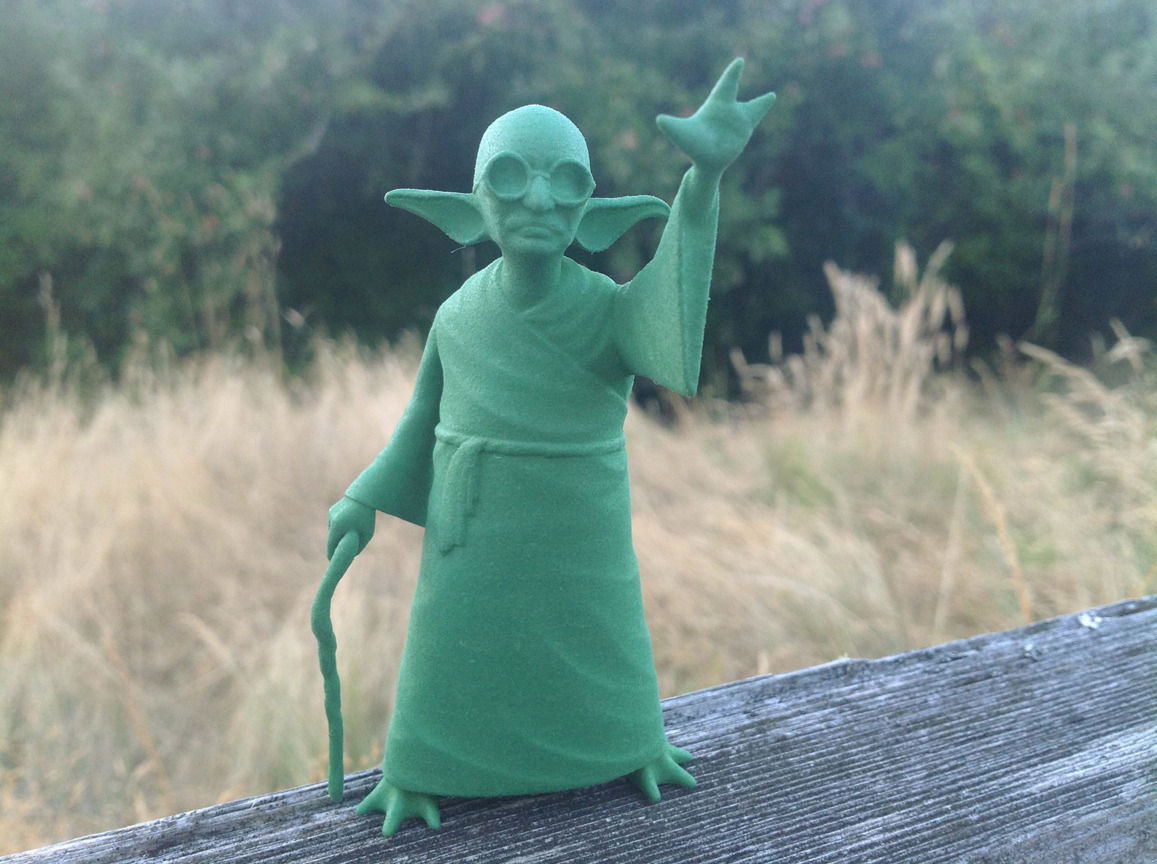YoGandhi yoda from star wars 3D print model_3