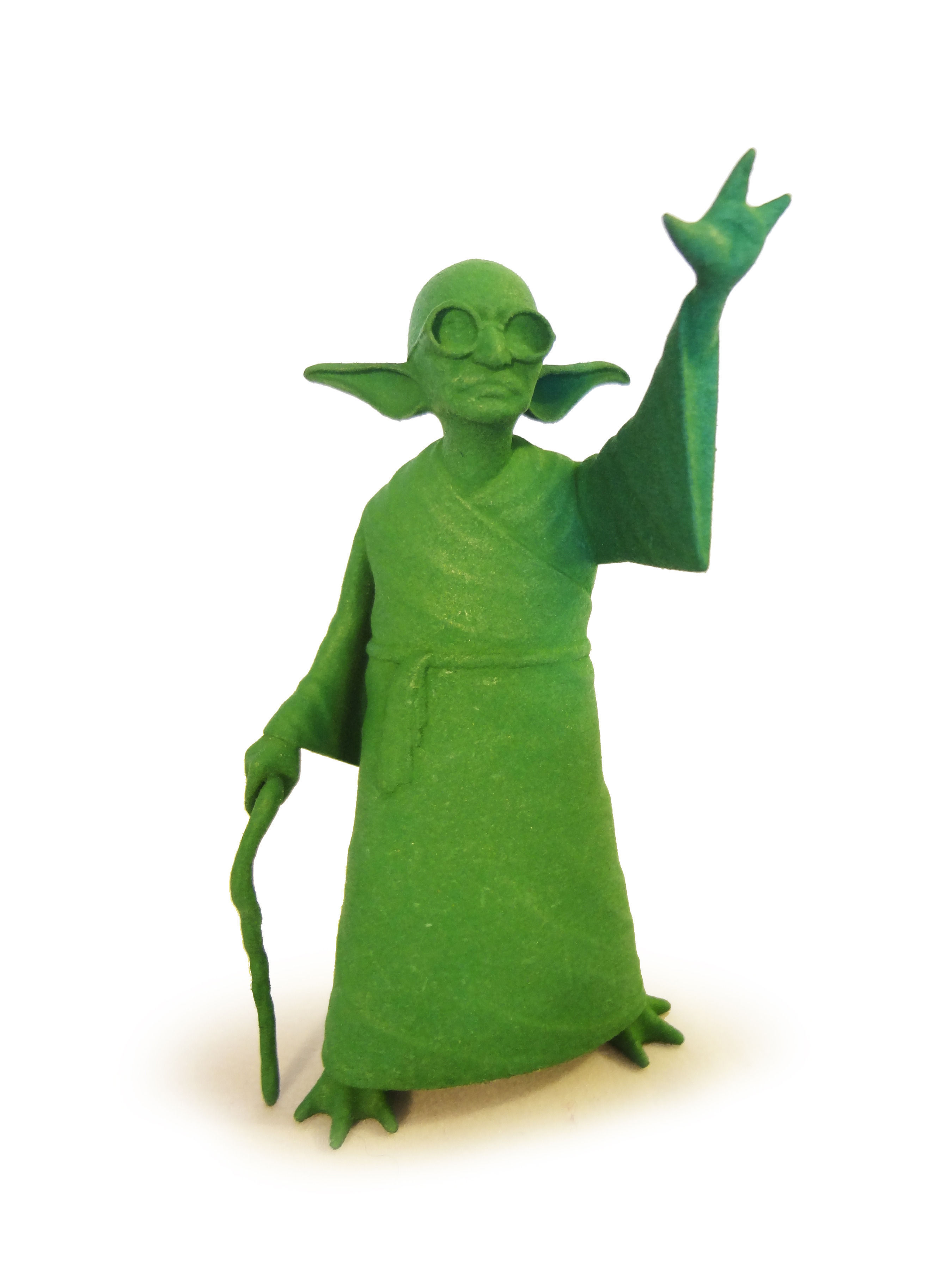 YoGandhi yoda from star wars 3D print model_2