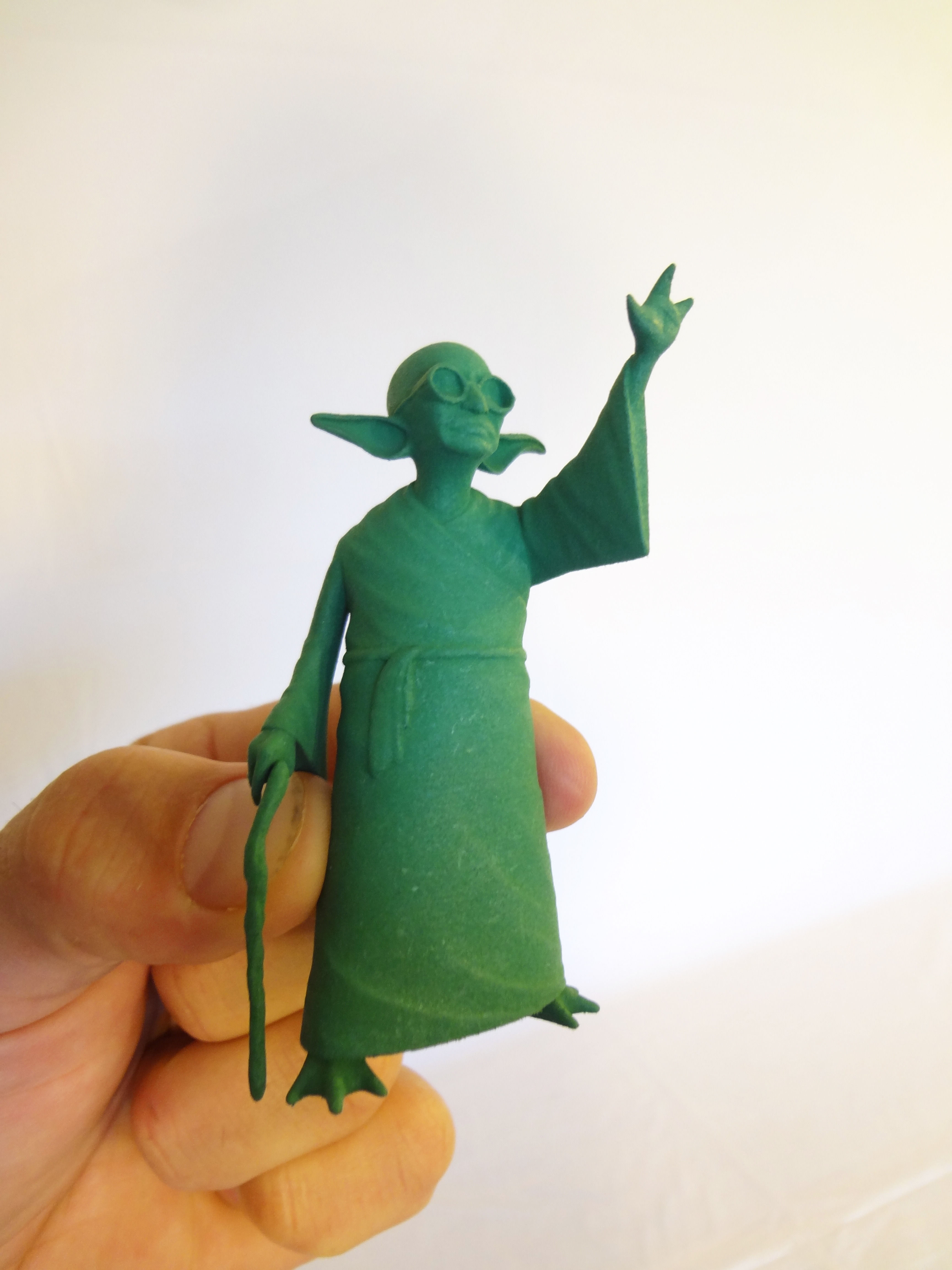YoGandhi yoda from star wars 3D print model_5
