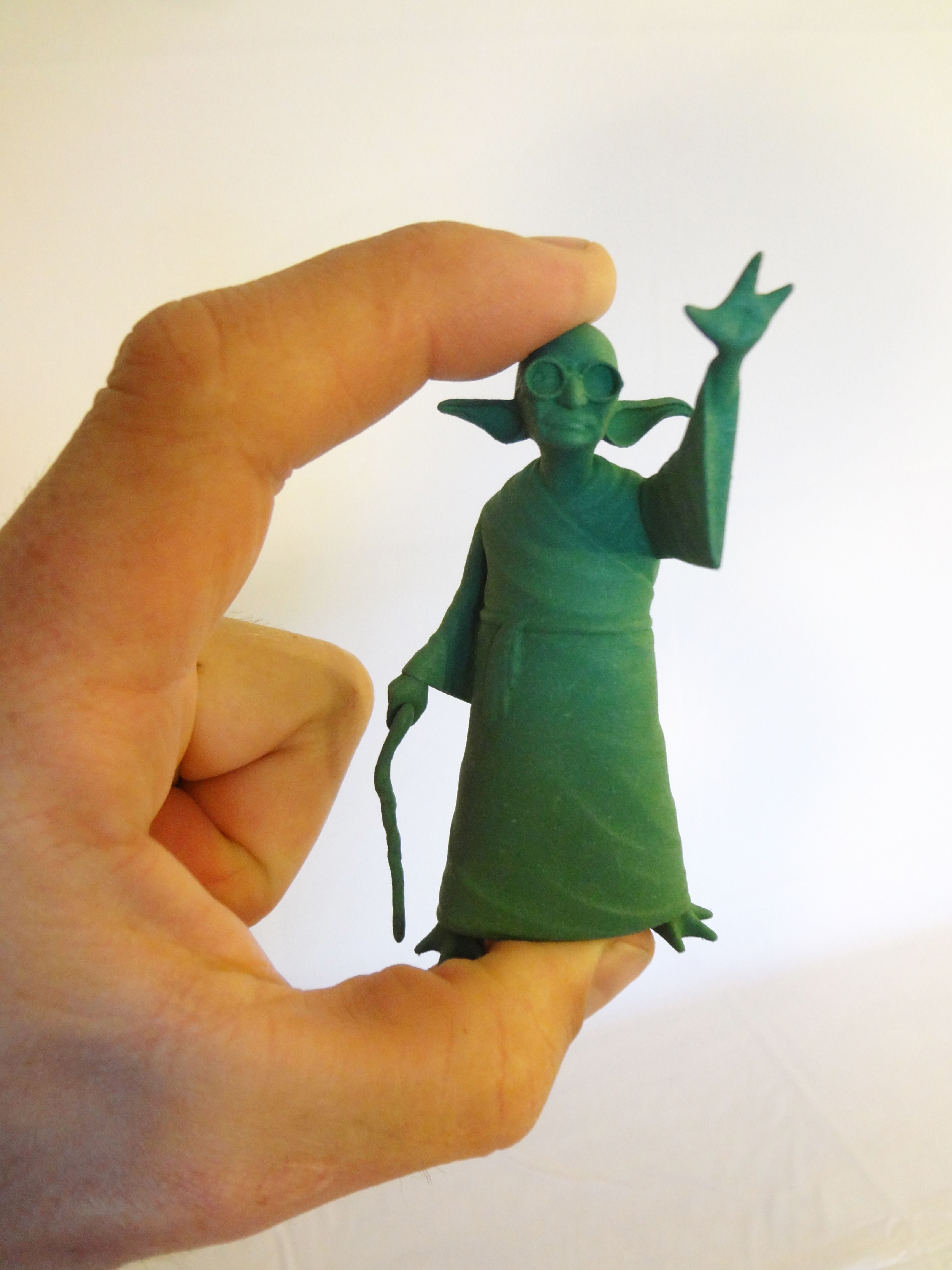 YoGandhi yoda from star wars 3D print model_4