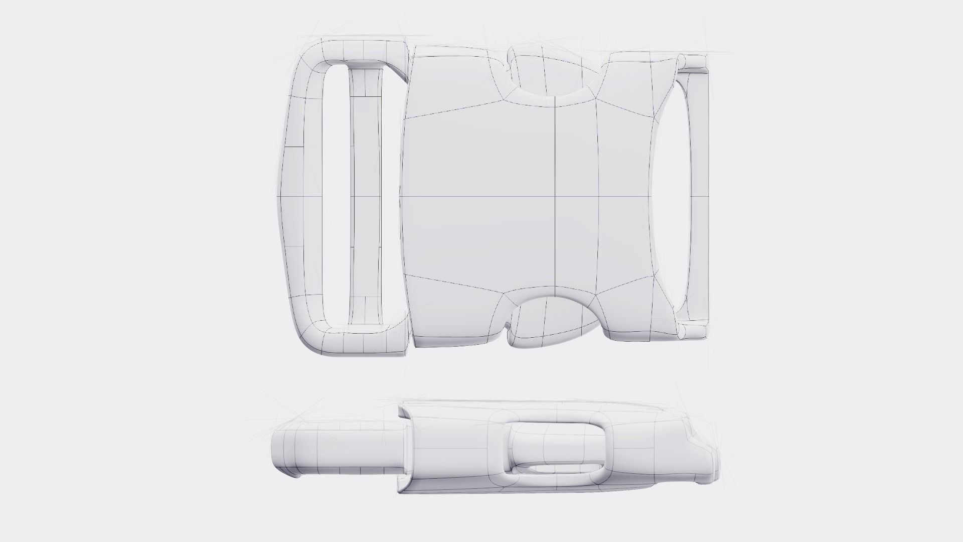Buckle clips Free 3D print model_2