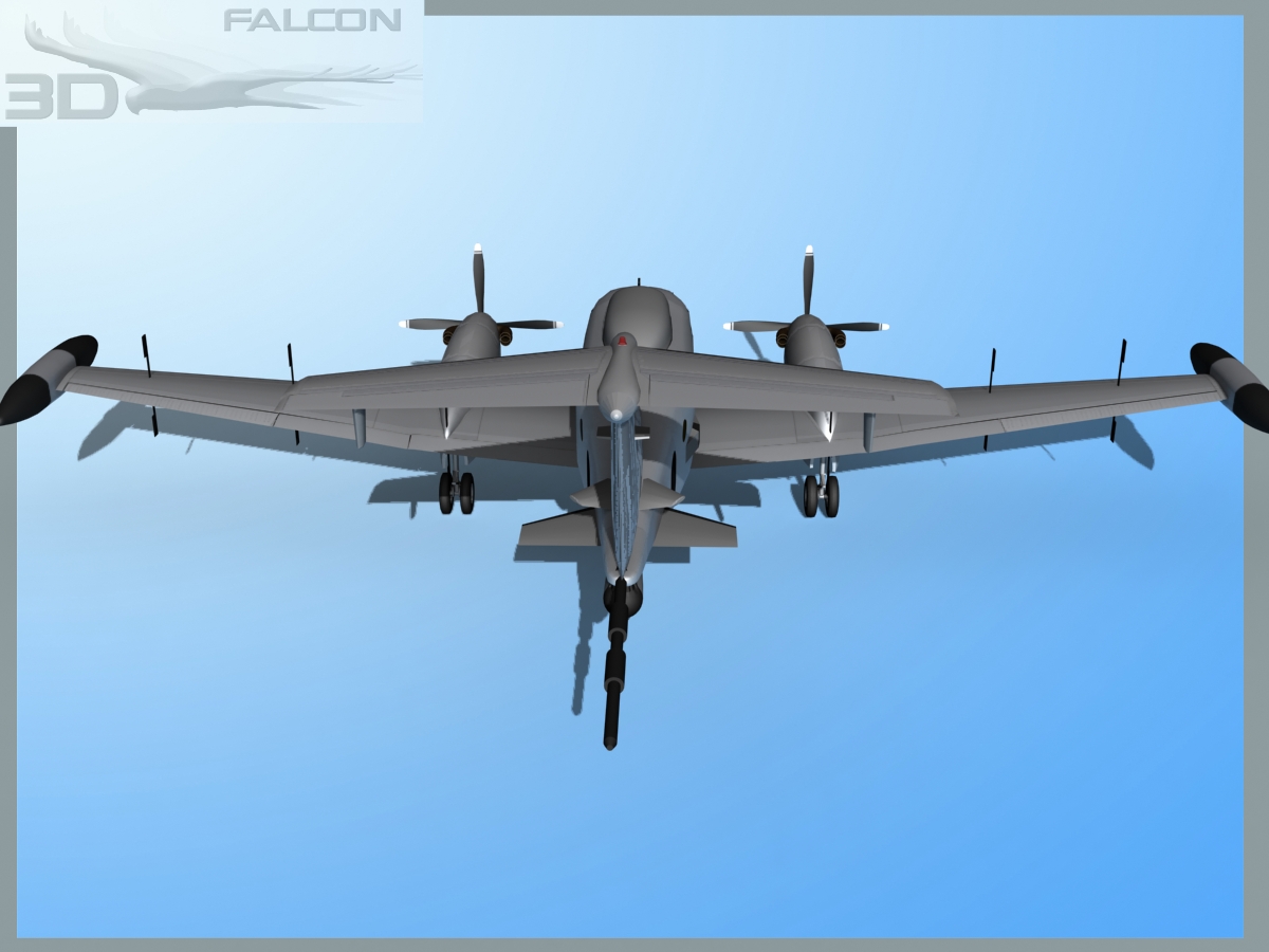 RC-12P Guardrail US Army 3D model_7