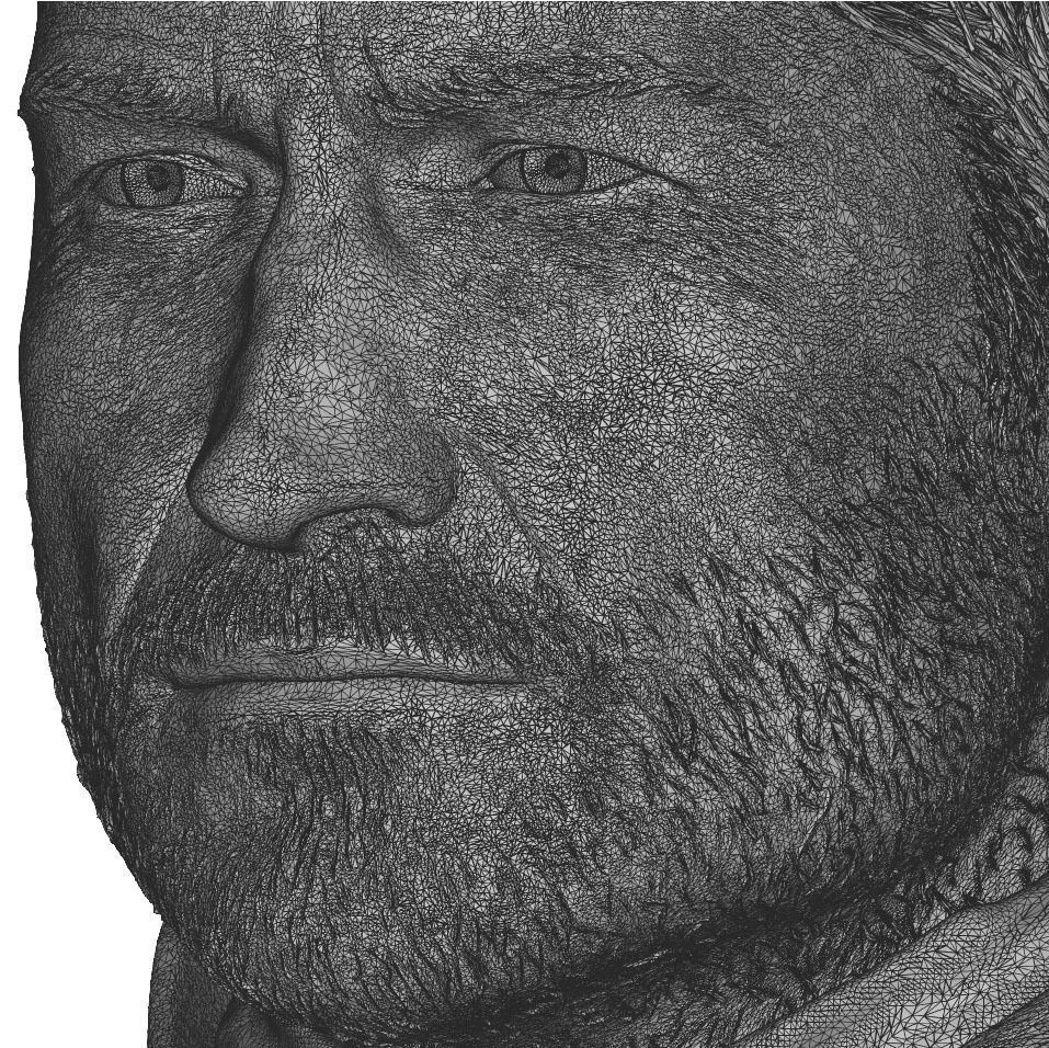 Jaime Lannister from Game of Thrones  bust  200mm 3D print model_8