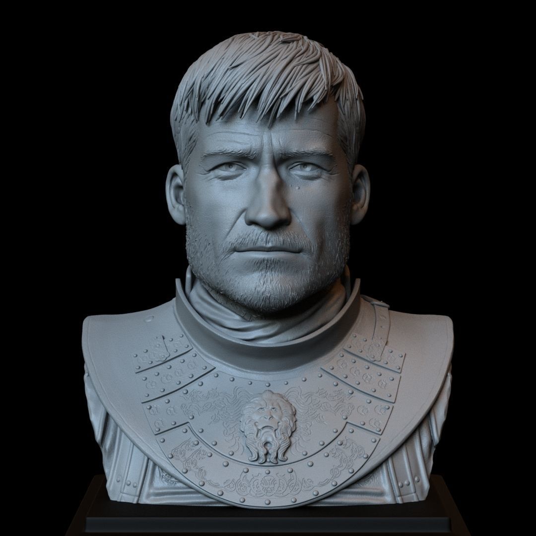 Jaime Lannister from Game of Thrones  bust  200mm 3D print model_13