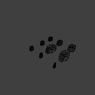 Male Dilophosaurus Tail STL 3D print model_13