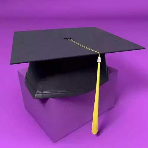Graduation Cap 3D model