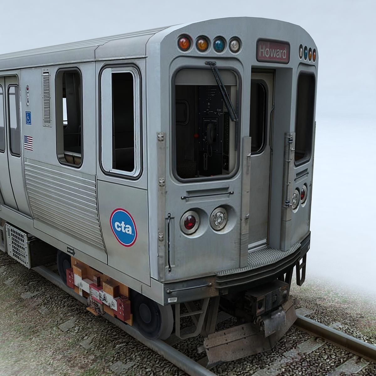 CTA 5000 train Low-poly 3D model_5