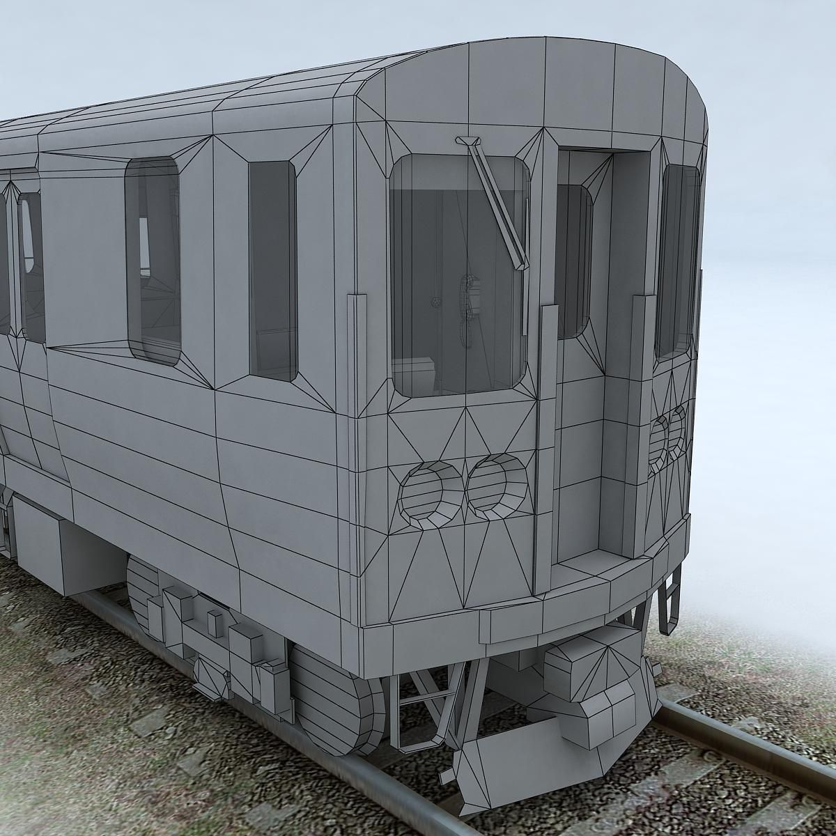 CTA 5000 train Low-poly 3D model_3