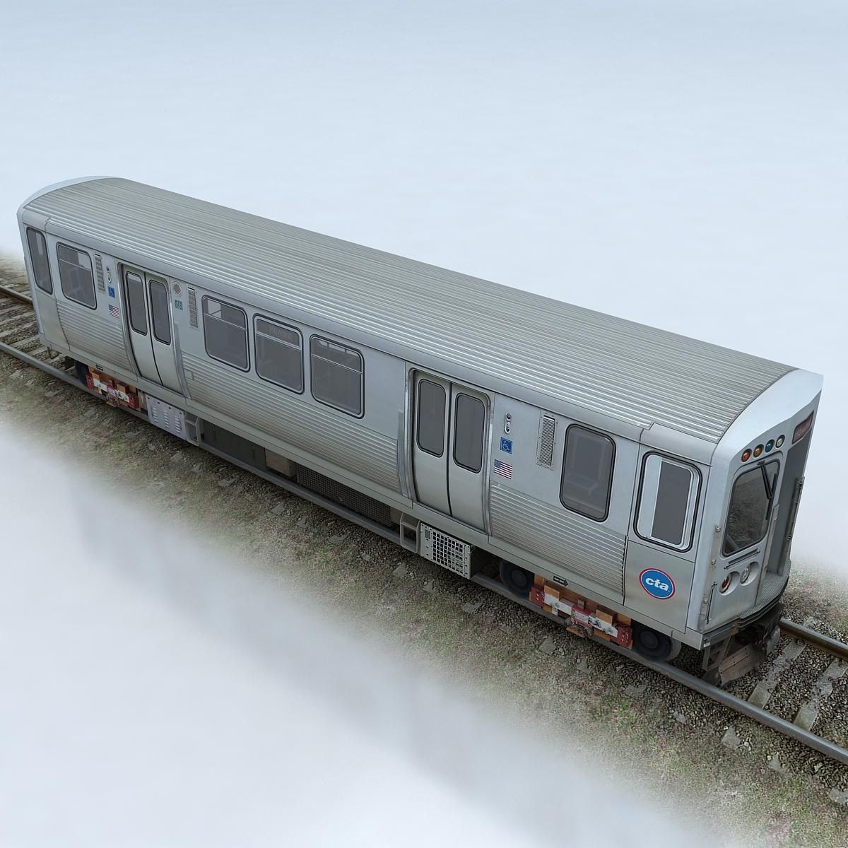 CTA 5000 train Low-poly 3D model_9