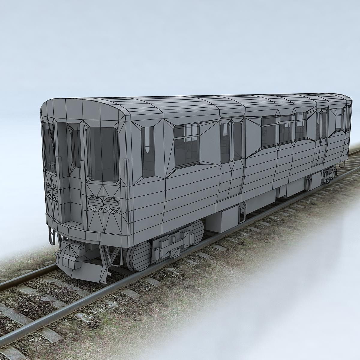 CTA 5000 train Low-poly 3D model_2