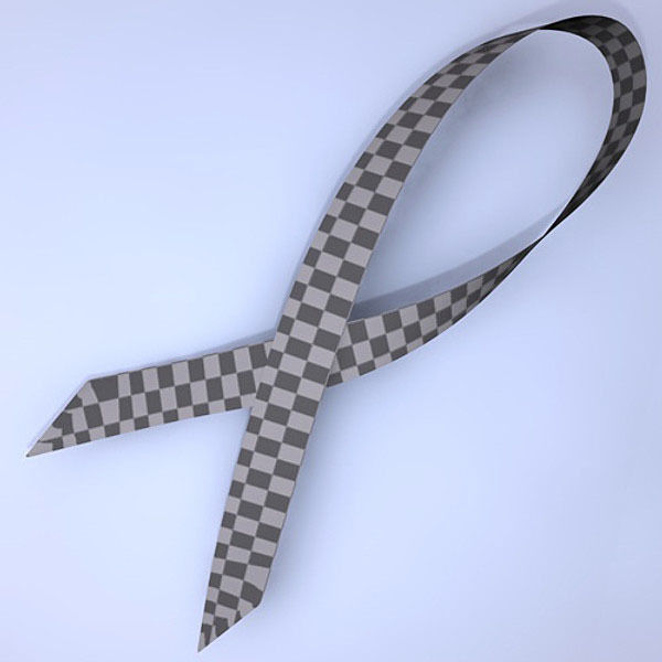 AIDS ribbon 3D model_4
