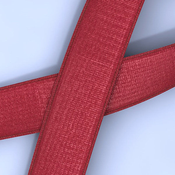 AIDS ribbon 3D model_1