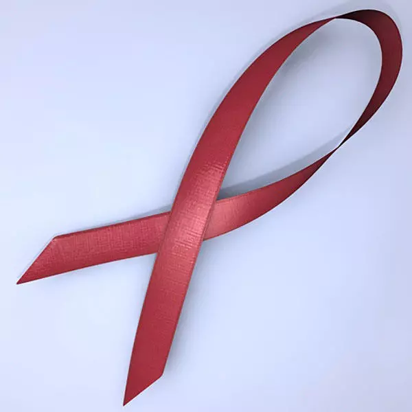AIDS ribbon 3D model_0