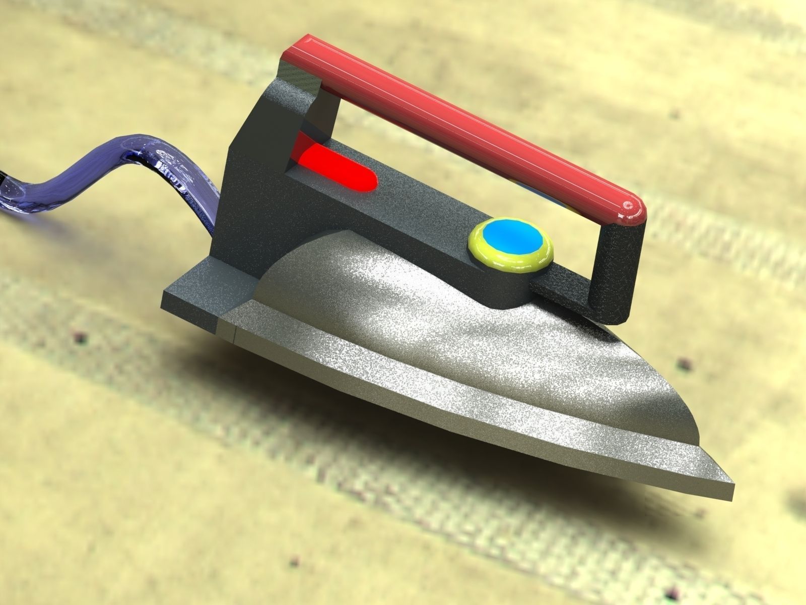Iron prototype  3D model_3
