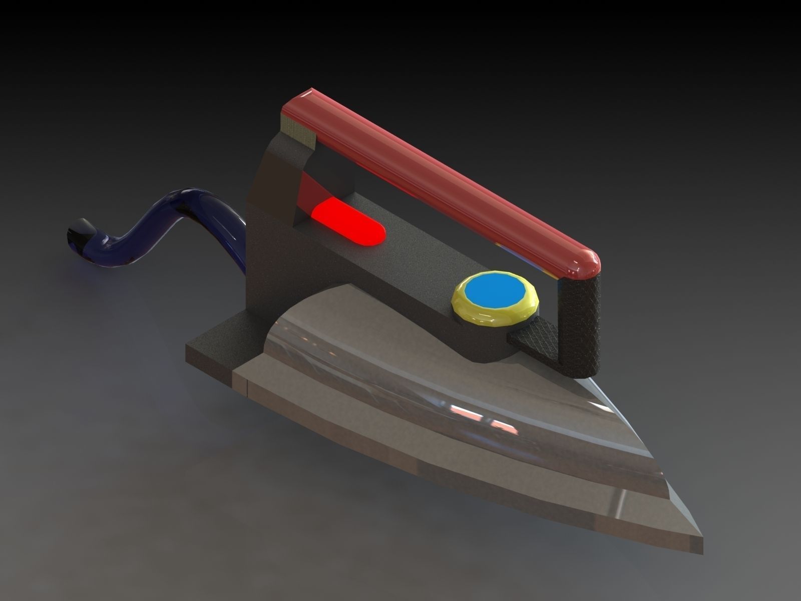 Iron prototype  3D model_1