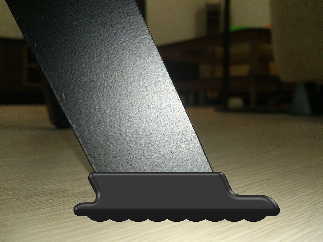 Table Leg Footing Free 3D print model_1