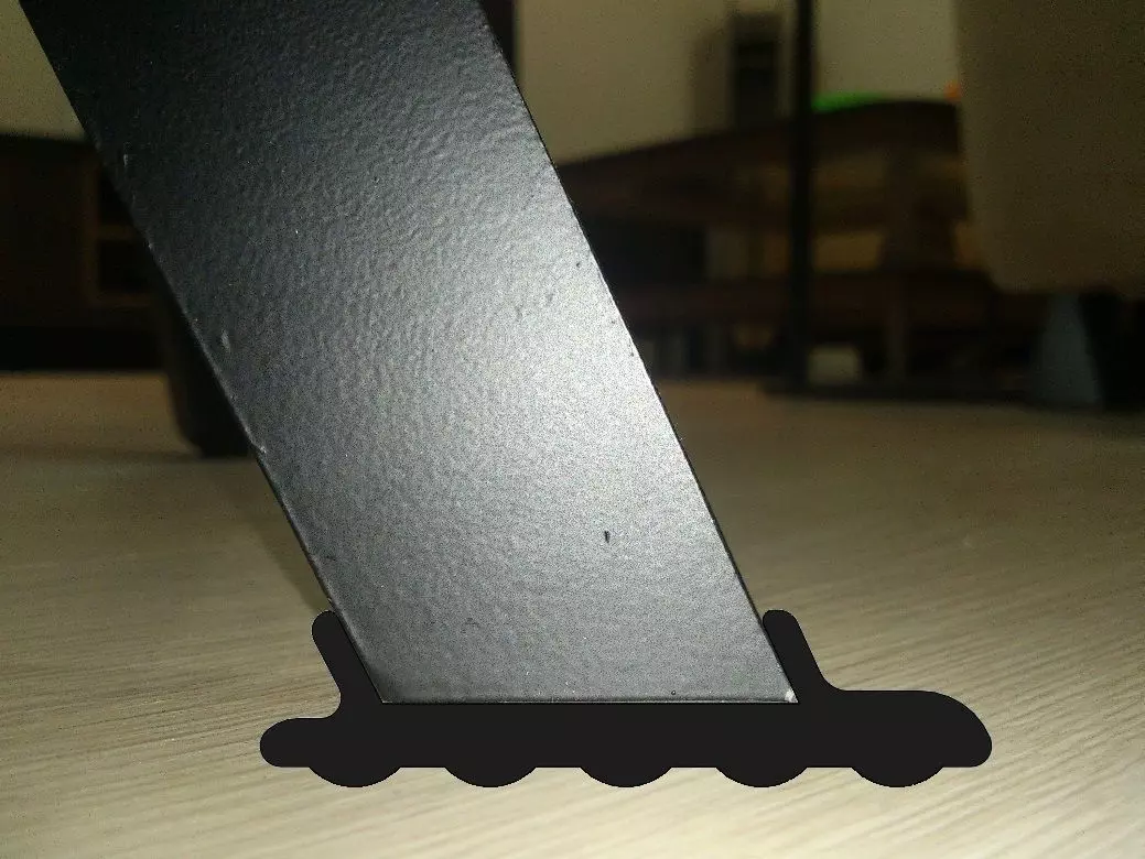 Table Leg Footing Free 3D print model_0
