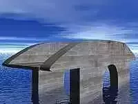 Brick bridge Free 3D model