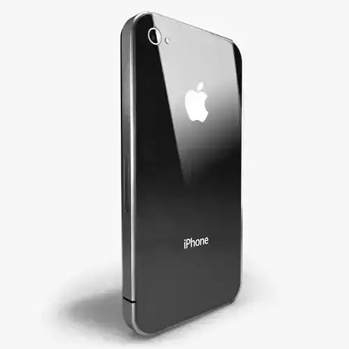 iPhone 4S with simcard 3D model