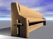 church bench