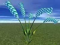 exotic dotted blossom flower