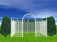 Garden fence Free 3D model