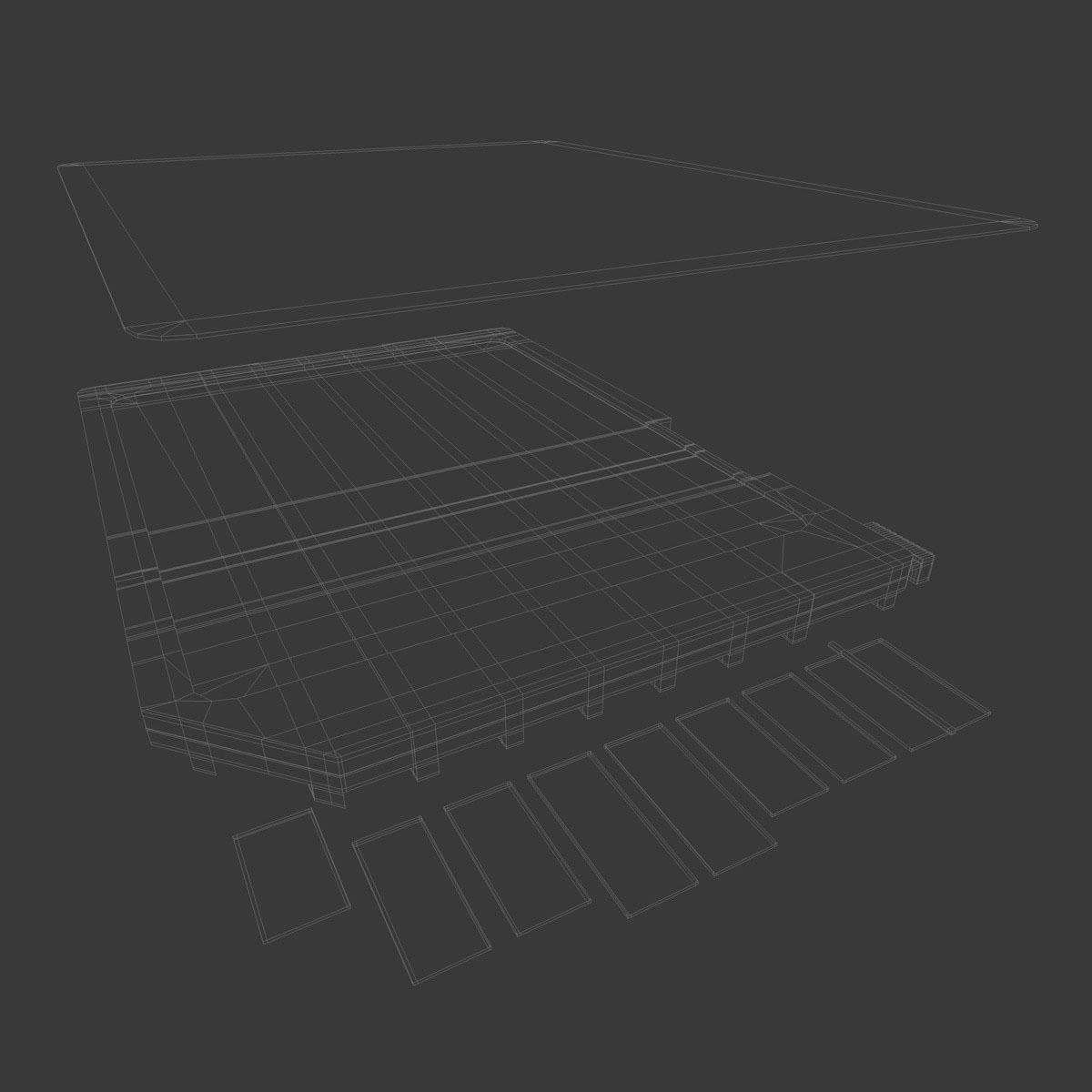 SD Card Detailed 3D model_15