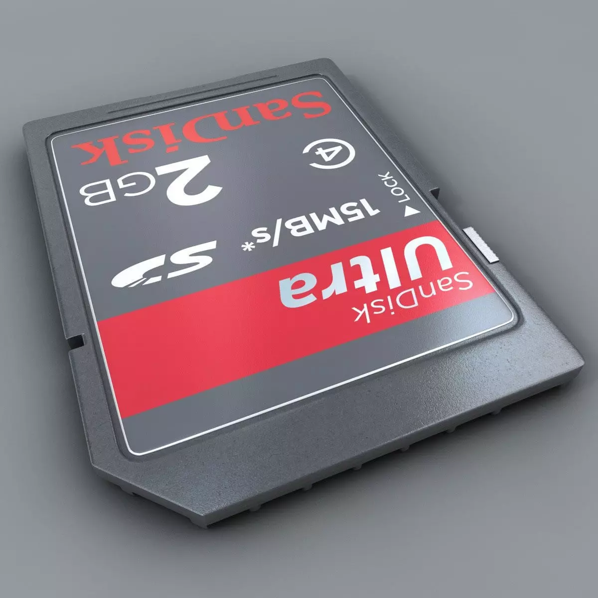 SD Card Detailed 3D model_0